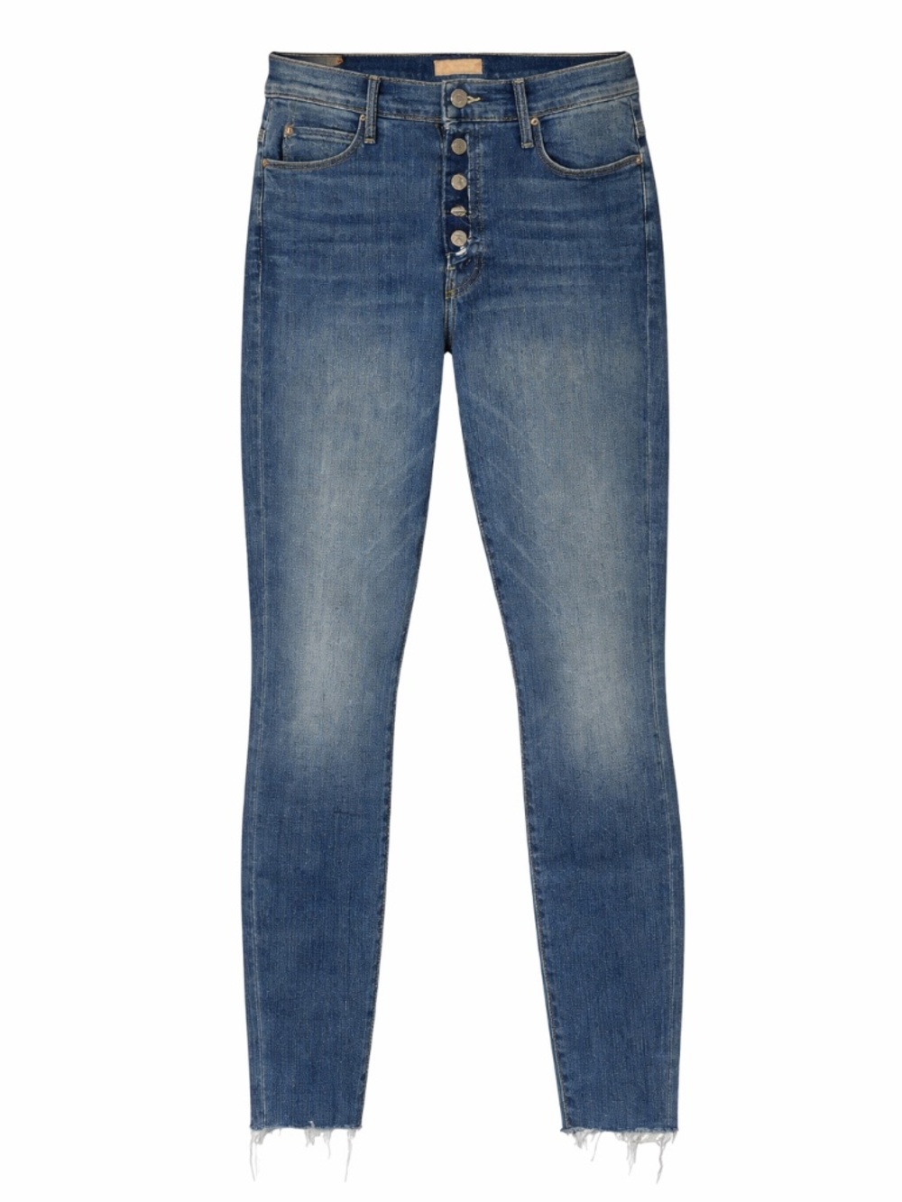 MOTHER The Fly Cut Stunner Fray Jeans Final Frontier Button Fly 30